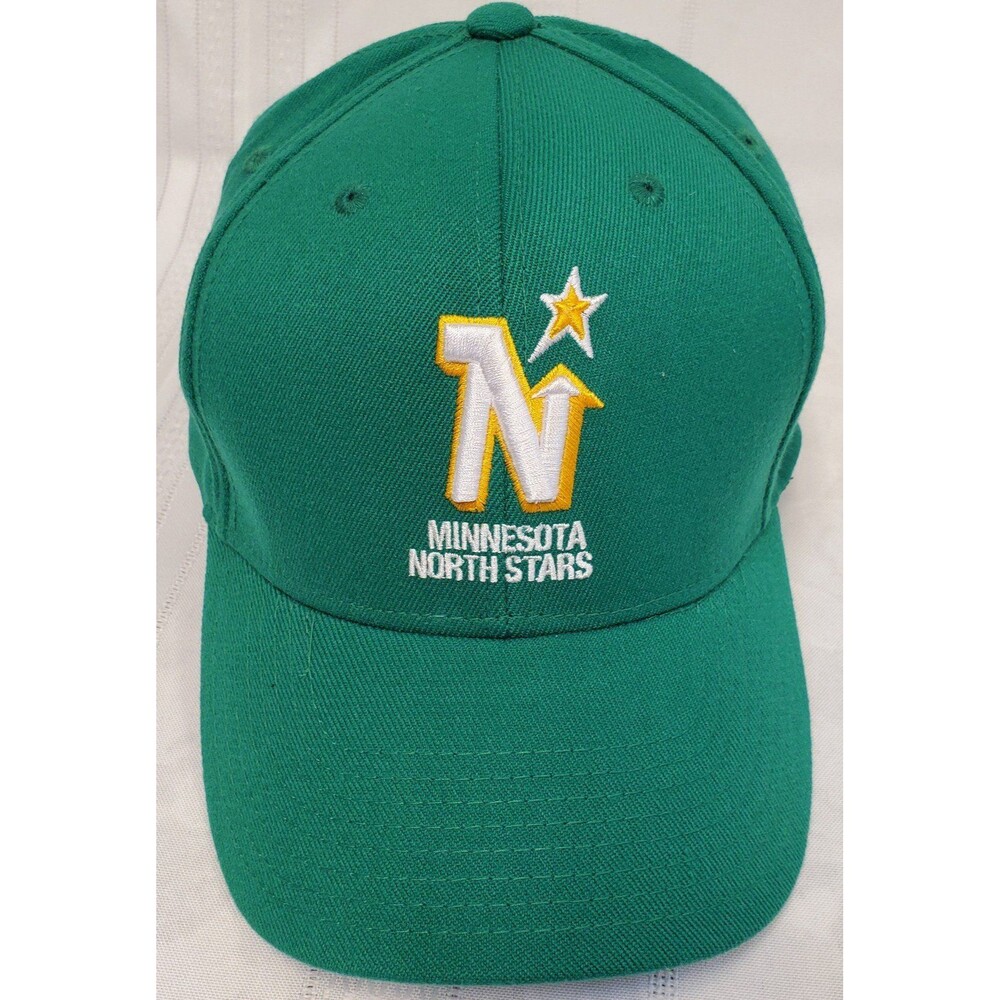 Minnesota North Stars Green Fitted Hat Reebok L/XL Cap